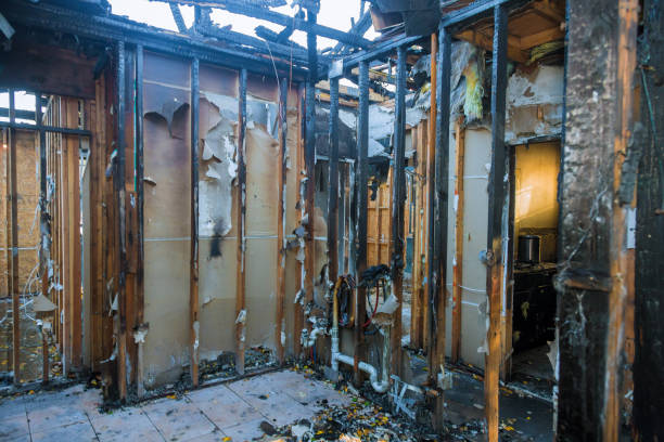 Professional Soot Cleanup technician working in Lakewood Club, MI